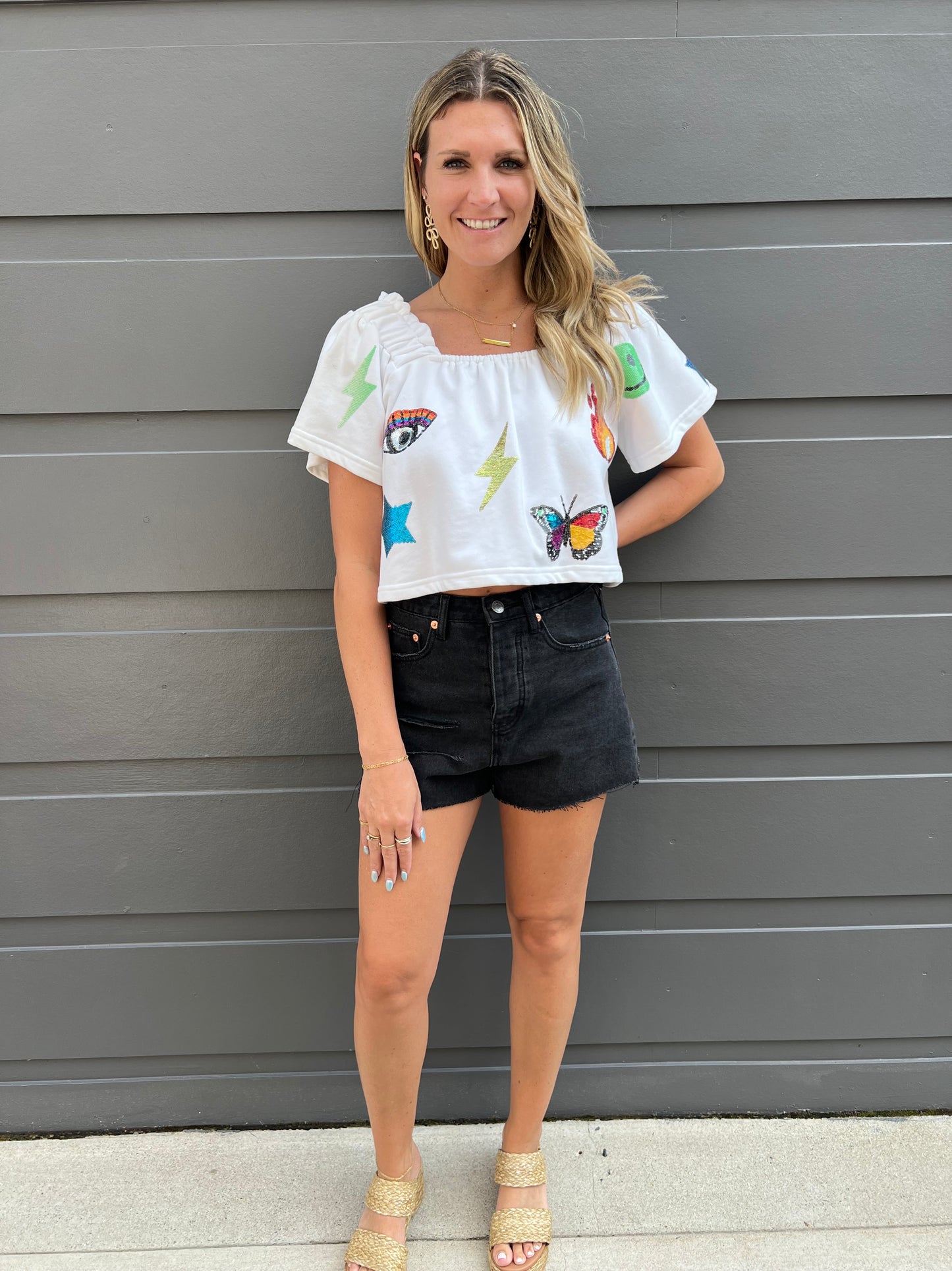 Queen of Sparkle Icon Top