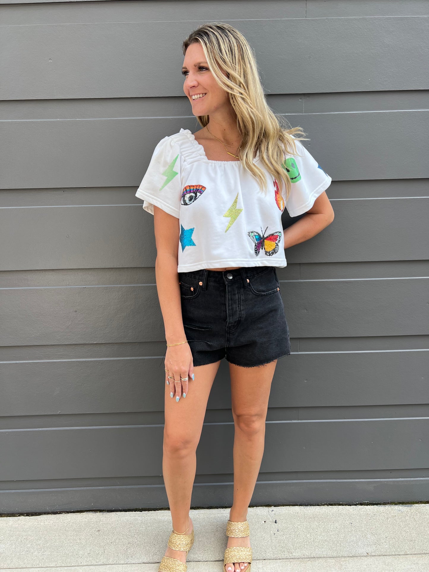 Queen of Sparkle Icon Top