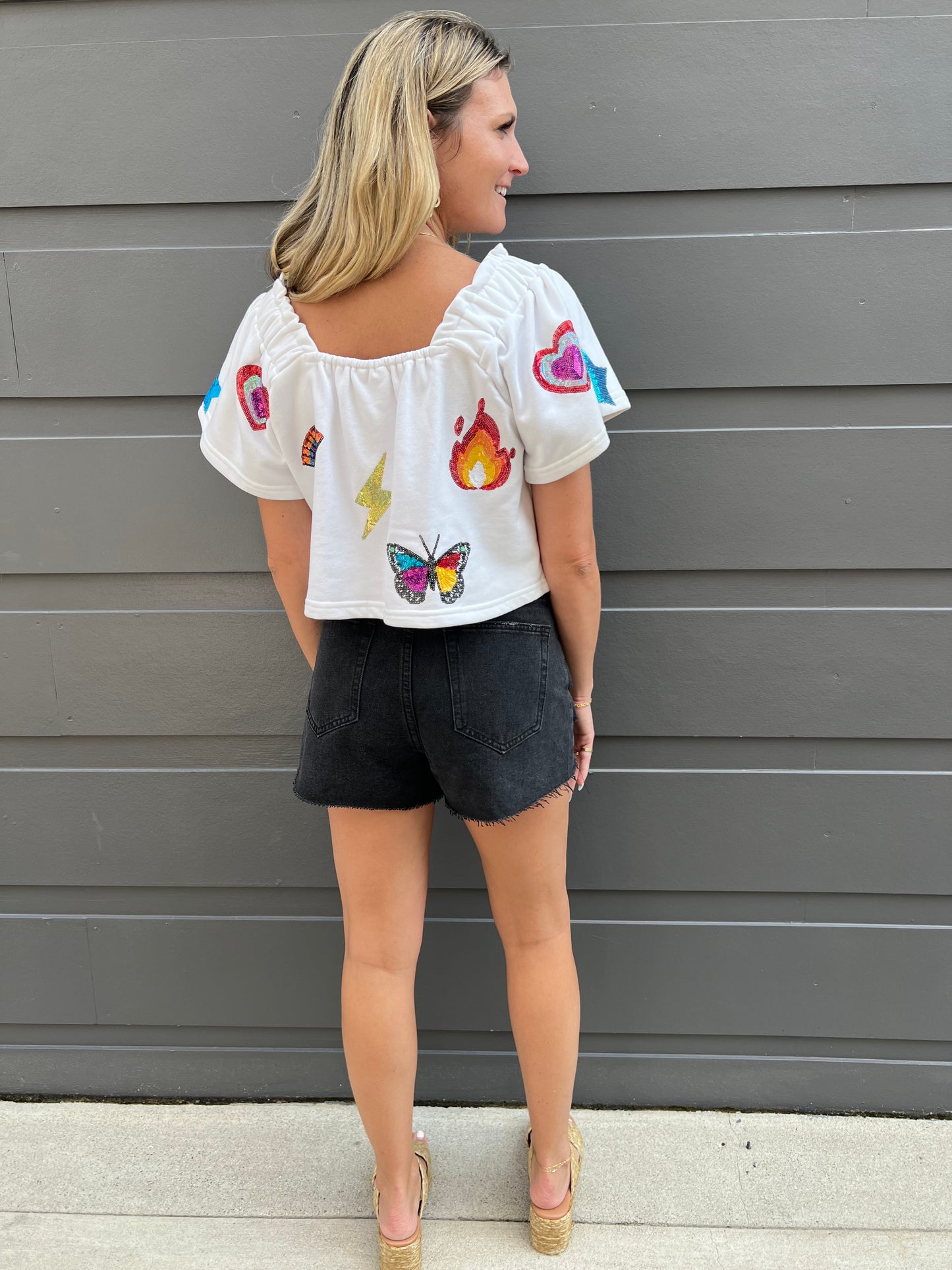 Queen of Sparkle Icon Top