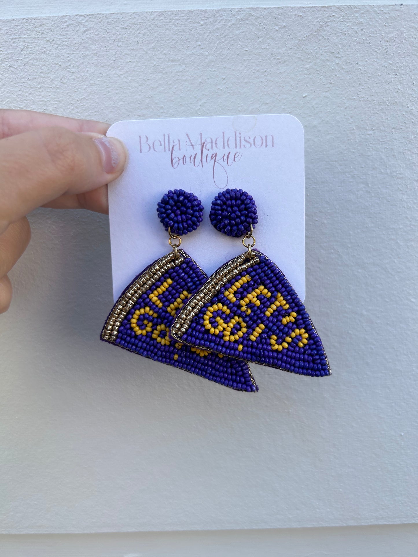 Let's Go Pirates Earrings