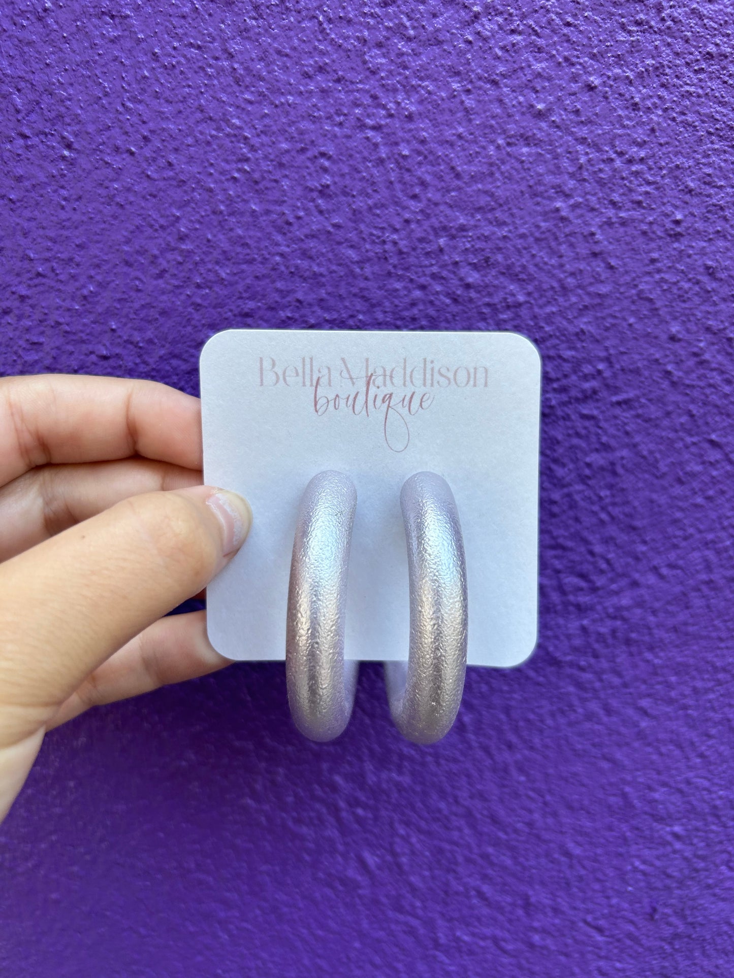 Lavender Hoops