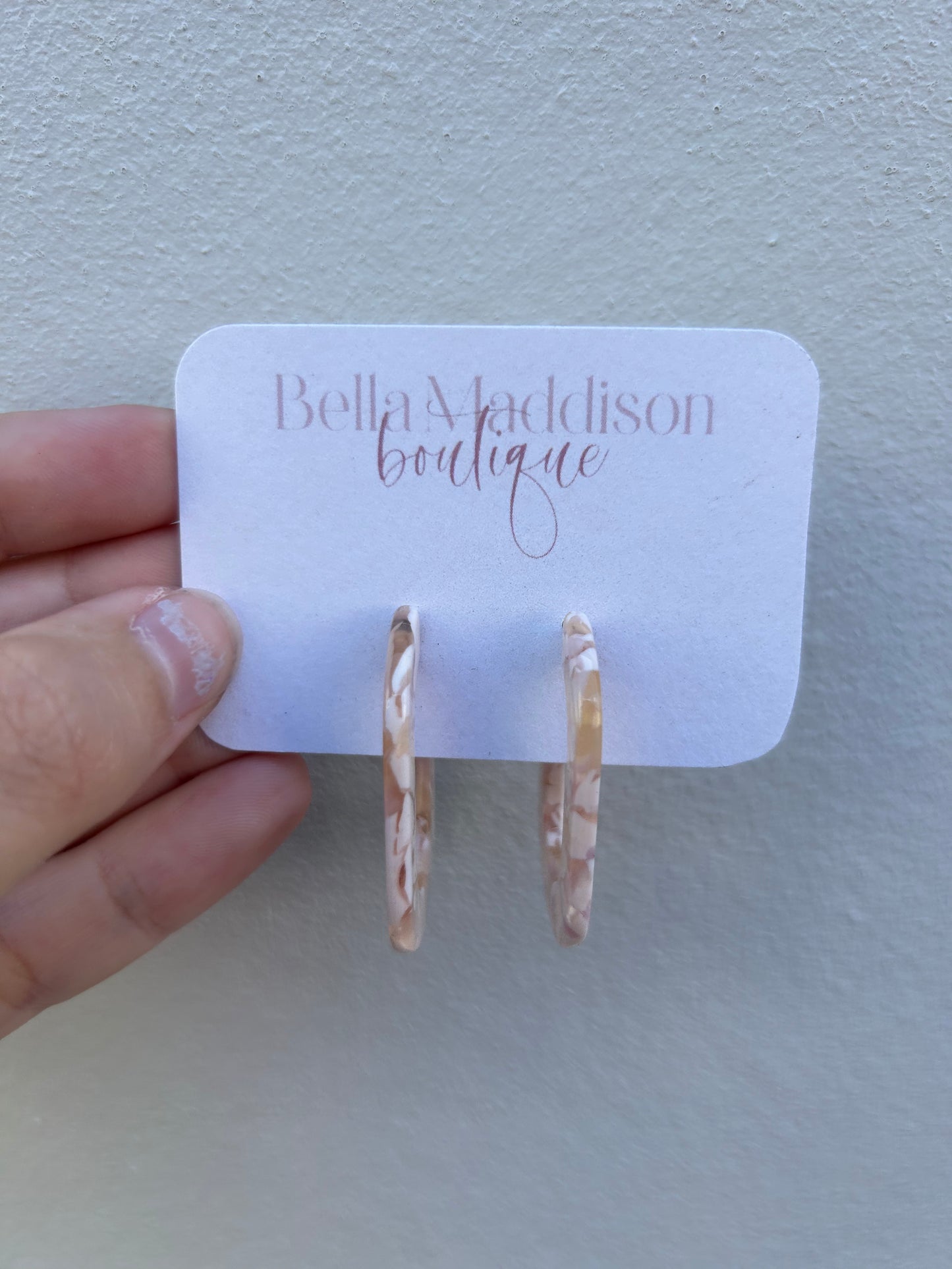 Speck of Blush Earring