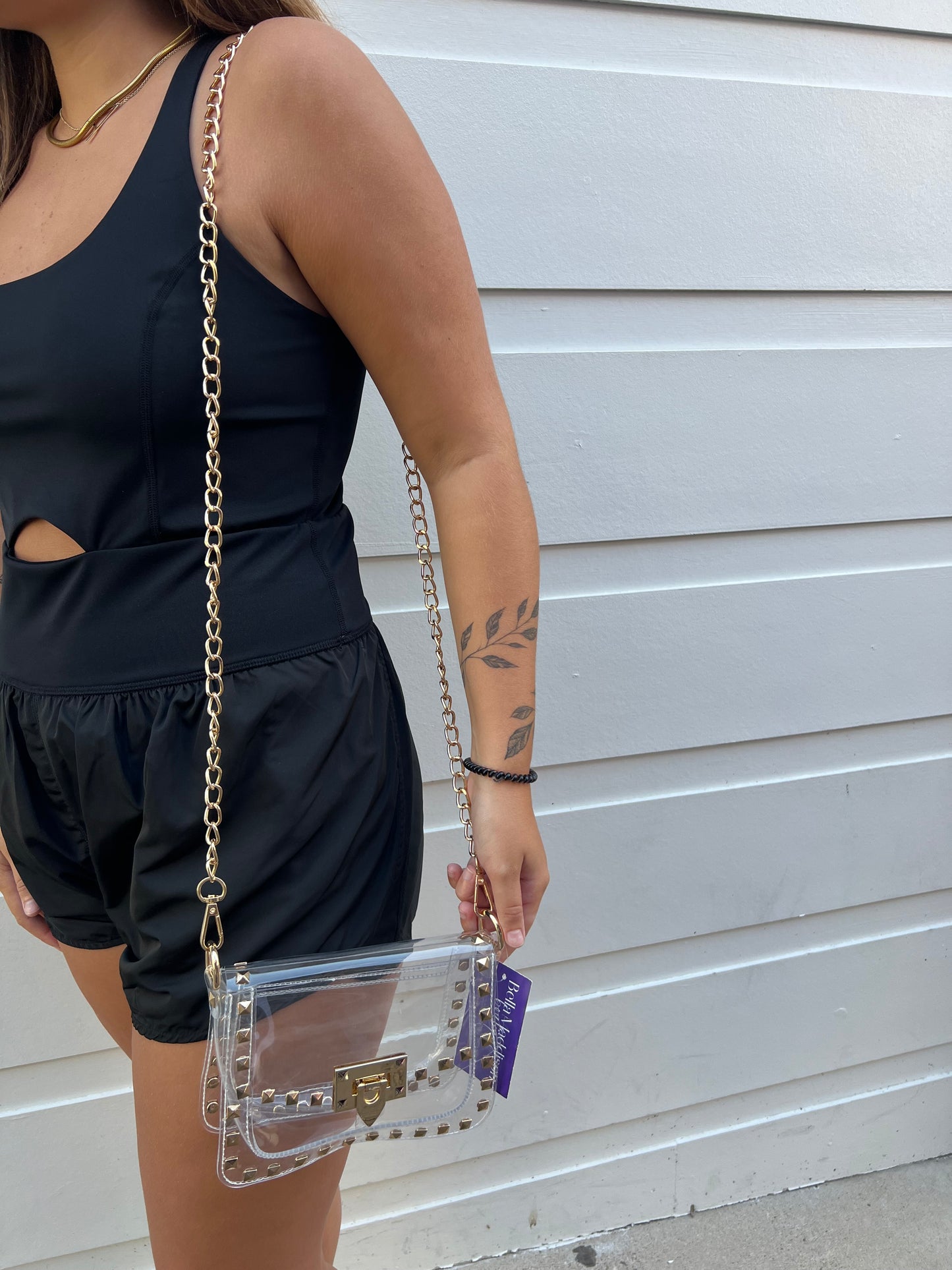 Ficklen Clear Crossbody Bag