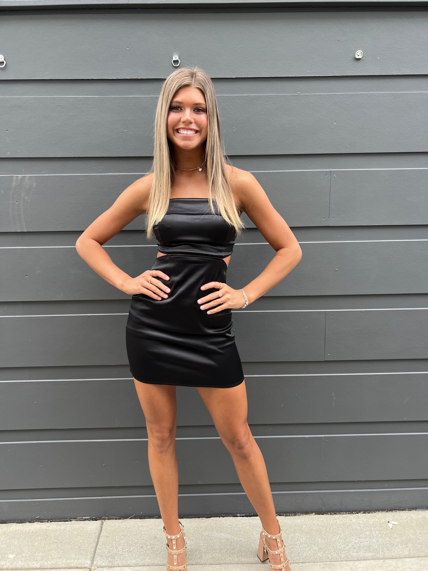 Meet Me At Midnight Mini Dress