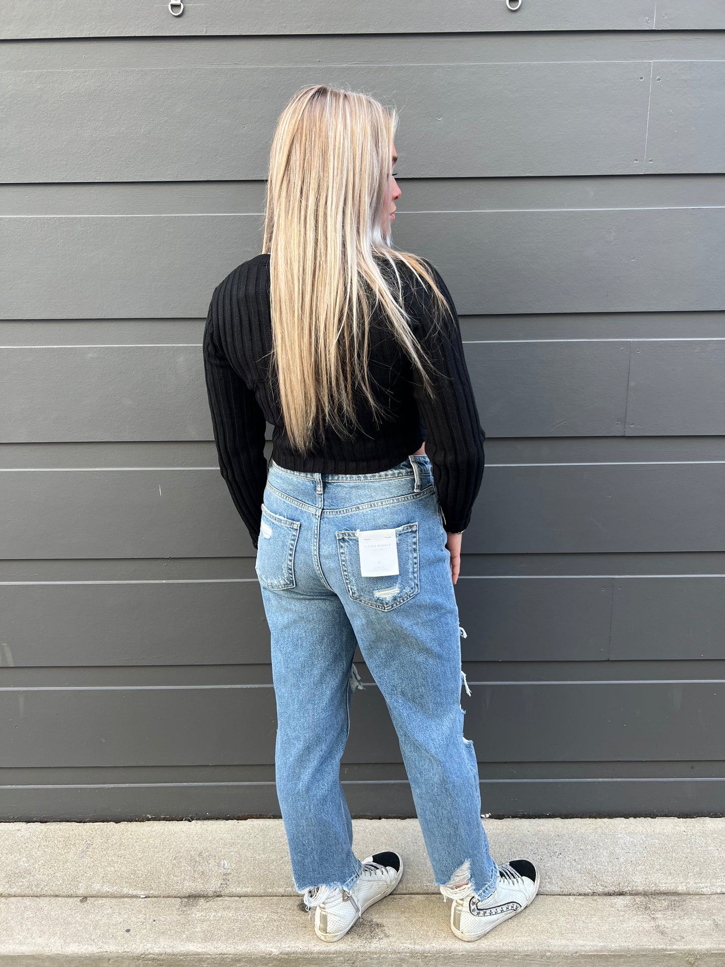 Drew Ribbed Sweater