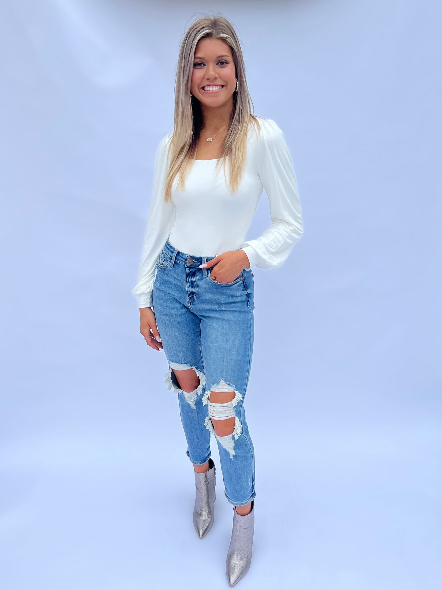 Basic White Bodysuit
