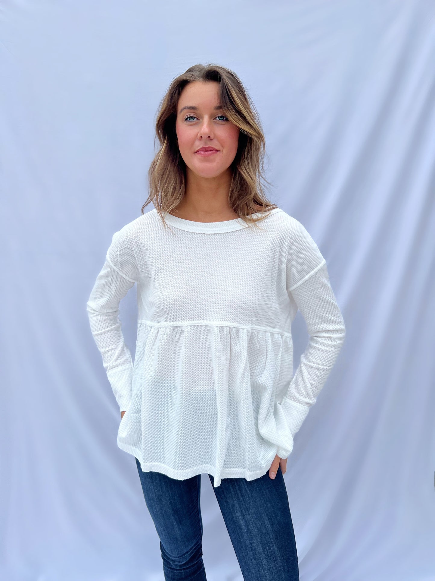 Peppy White Long Sleeve