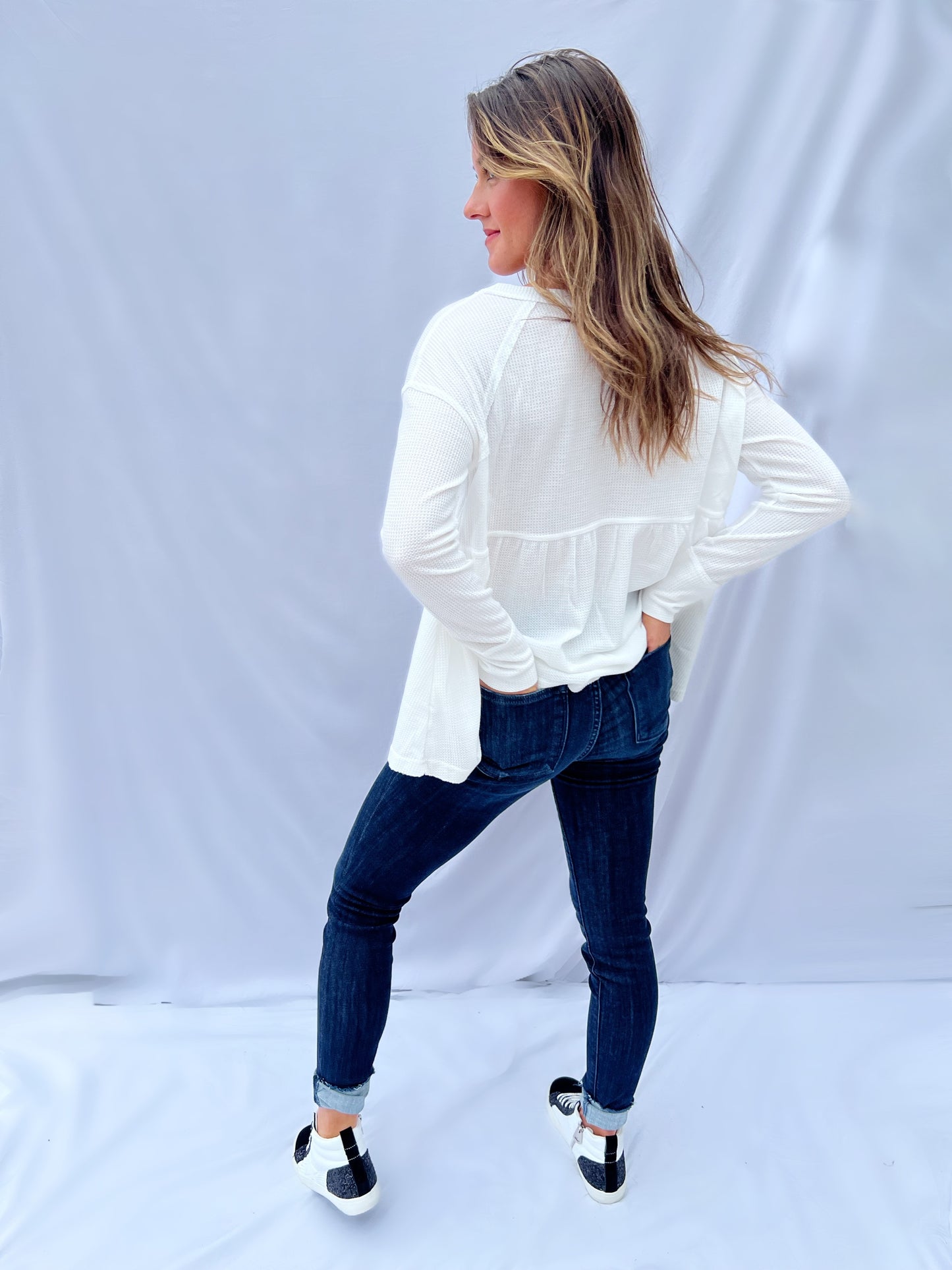 Peppy White Long Sleeve
