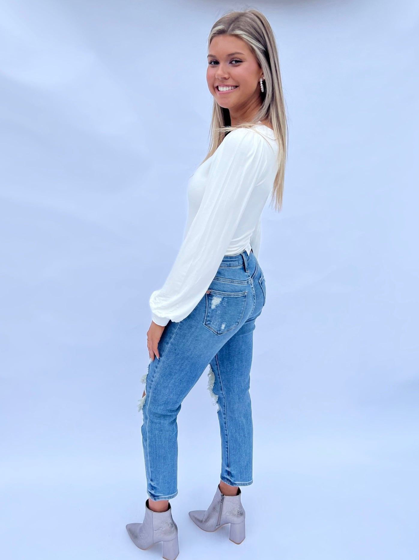 Basic White Bodysuit