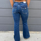 Jess Mid Rise Flare Jeans