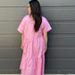 Perfectly Pink Midi Dress