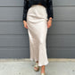 Champagne Maxi Skirt