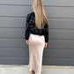 Champagne Maxi Skirt