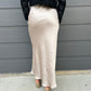 Champagne Maxi Skirt