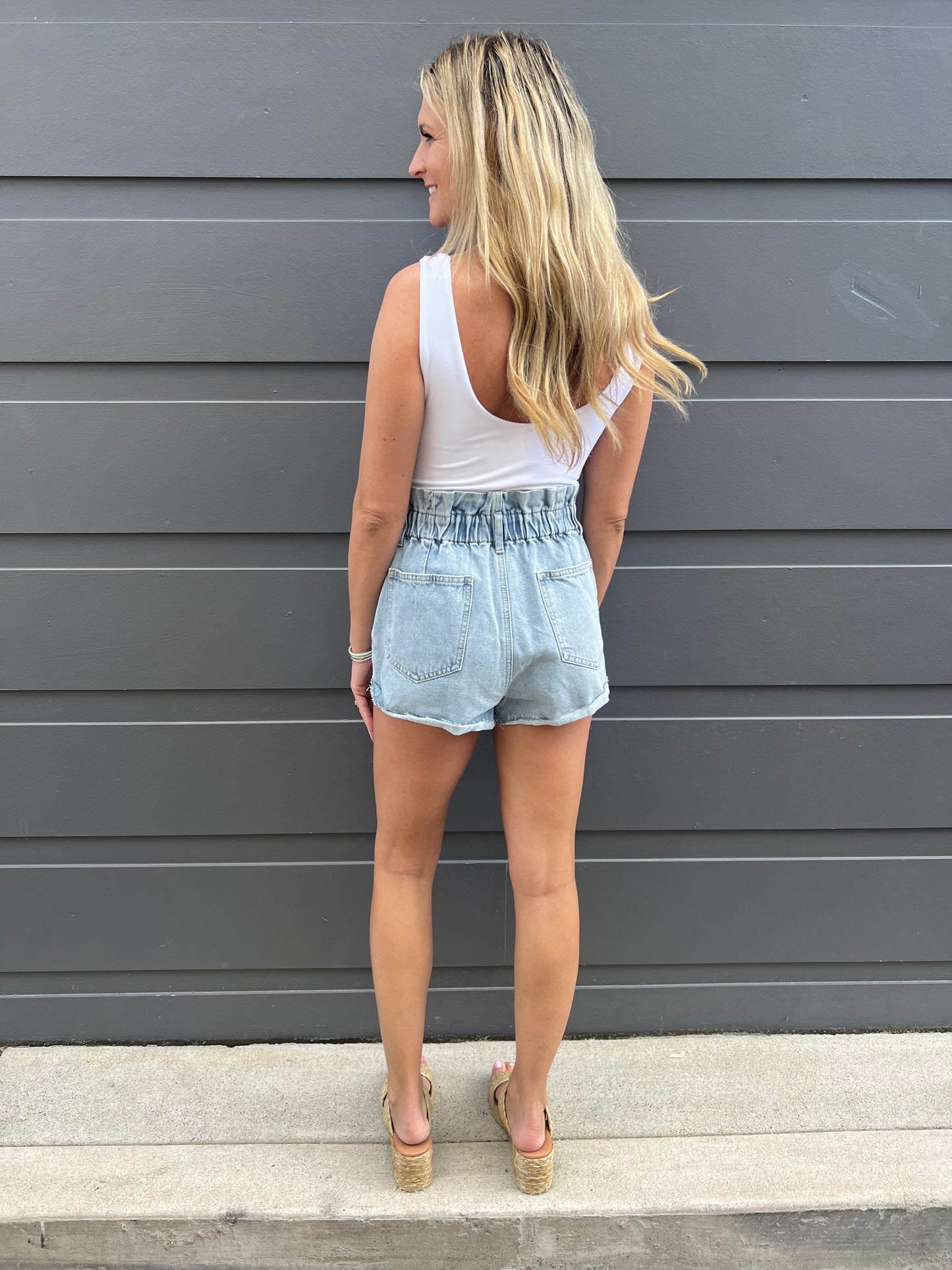 Daisy Denim Shorts