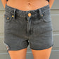 Ella Mid-Rise Denim Shorts