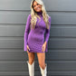 Perfectly Purple Mini Dress