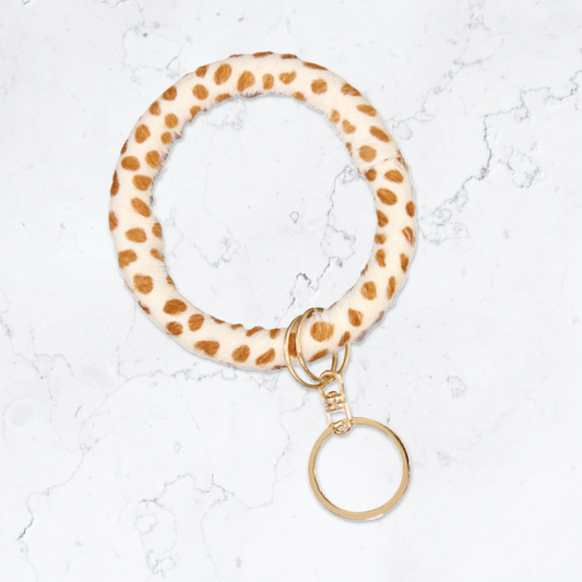 Cheetah Girl Key Ring
